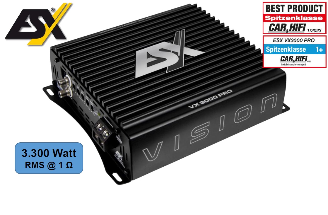 Amplificatore Monoblocco SXE2000.1D - 1000W RMS Classe D Per Subwoofer - Foto 5